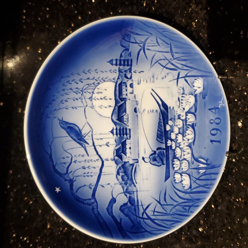 Svend Jensen Hans Christian Anderson Christmas Wall -Plate 1984